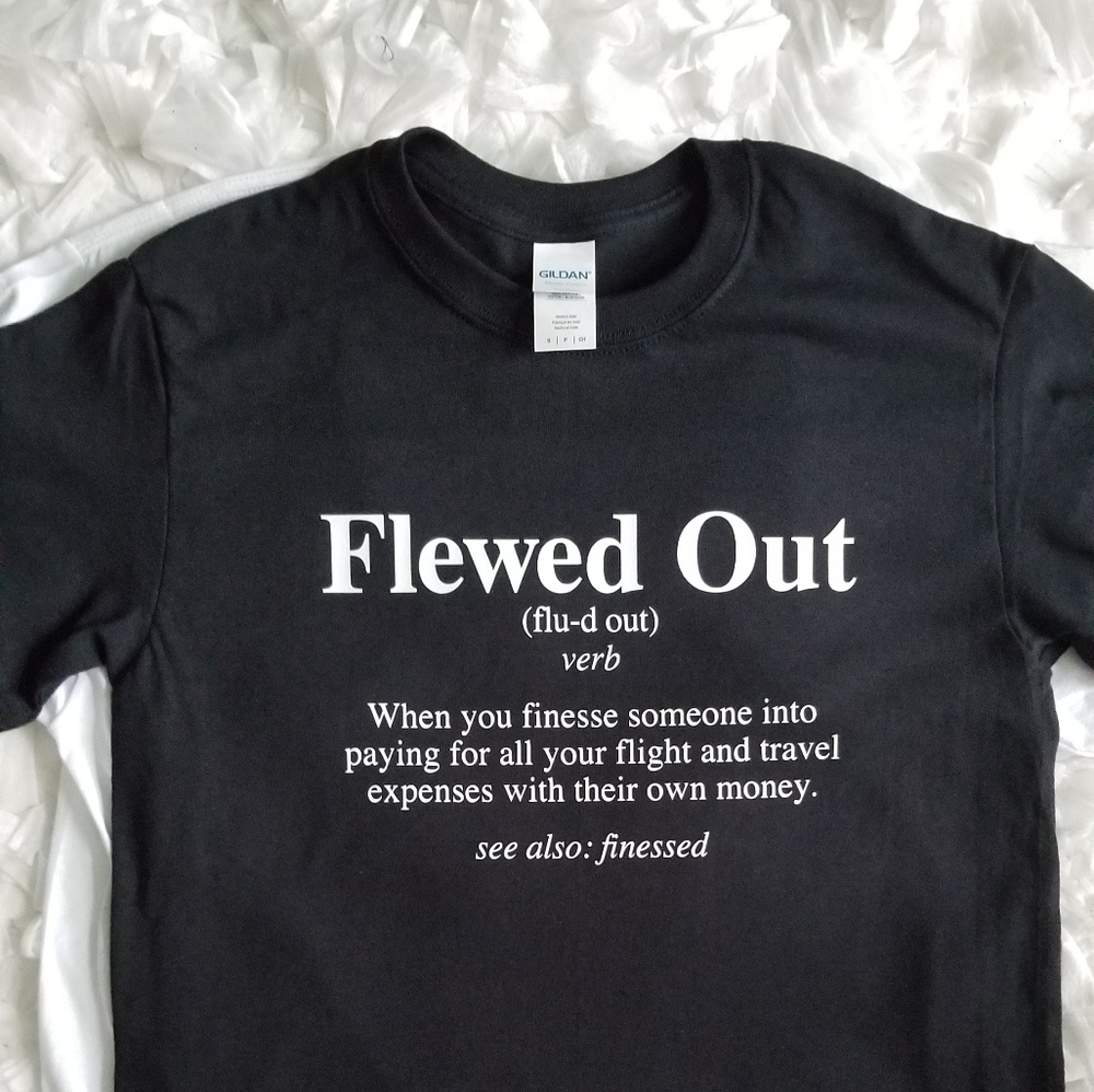 Flewed out tee